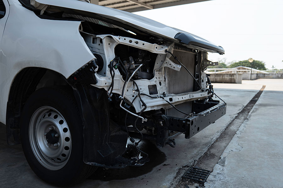 Unfallfahrzeug Auto Seyboth